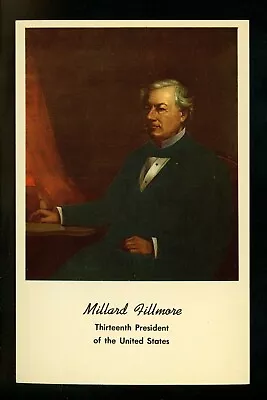 President Postcard Millard Fillmore Buffalo New York NY Chrome • $4.49