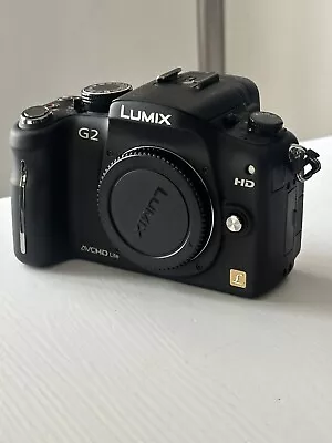 Panasonic LUMIX DMC-G2 12.1MP Digital Camera - Black (Body Only) • £60