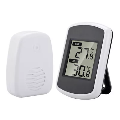 $24.99 • Buy Freezer Fridge LCD Digital Wireless Indoor/Outdoor Thermometer Temperature Meter