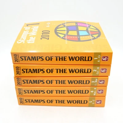 £35 • Buy Stanley Gibbons Stamps Of The World Simplified Catalogue Books 2010 Full Set X 5