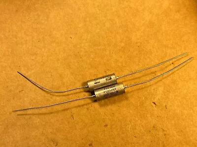 2 NOS Vintage 1964 Aerovox .1 Uf 200v Vitamin Q Bass Guitar Tone Capacitors (Qty • $10