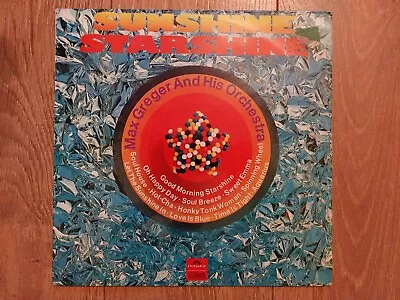 Max Greger And His Orchestra * Sunshine Starshine * Jazz Vinyl Lp Ex/ex 1970 • $7.45