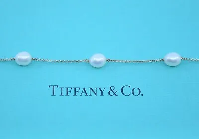 Tiffany & Co Elsa Peretti 18K Yellow Gold Pearl Bracelet • $550
