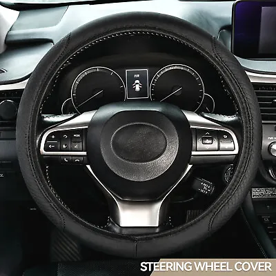 £8.99 • Buy Car Auto Steering Wheel Cover Microfiber Breathable Anti-slip Protector
