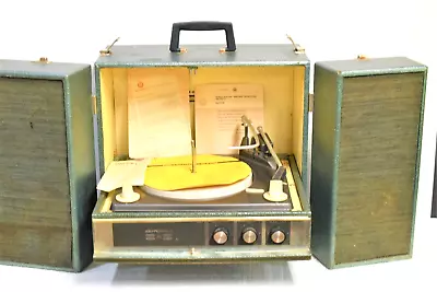 Vintage Motorola Solid State Swing Down Portable Record Player - Dsp • $115