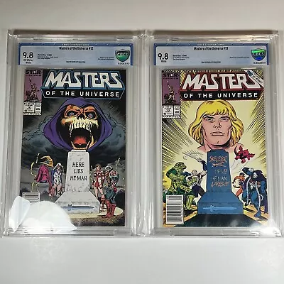 Masters Of The Universe 12 & 13 CBCS 9.8 NEWSSTAND SET Pedigree Marvel Star 1988 • $1699.99