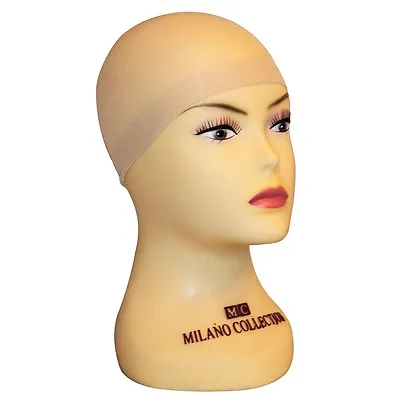 Milano Collection Professional Nylon Mesh Wig Stocking Cap Blonde Nude 9 PACK • $9.99