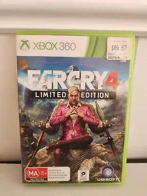 Far Cry 4 Limited Edition  XBOX 360 WITH MANUAL • $9.87