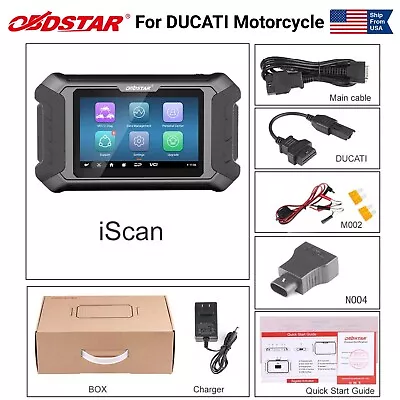 OBDSTAR IScan DUCATI Intelligent Motorcycle Diagnosis Scanner Remote Programming • $369