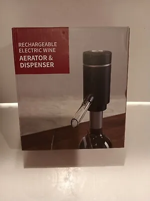 Rechargeable Electric Wine Aerator & Dispenser! Aerate Your Wine To Be Fine!!! • $17.95