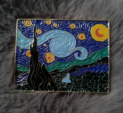 Vincent Van Gogh Starry Night Painting Art Artist Pin  • $9