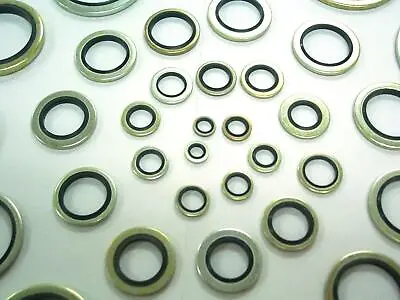 1/4  Bsp Dowty Seals / Bonded Rubber Washers - Choose Pack Size • £2.35
