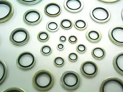1/4  Bsp Dowty Seals / Bonded Rubber Washers - Choose Pack Size • £2.35