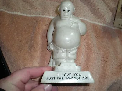 1970 R & W Berries Co I Love You Just The Way You Are Man On Scales Vintage USA • $2.99