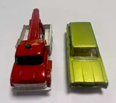 •Matchbox Series No.55~73 Mercury STATION WAGON & No.71 WRECKER ~ BOTH Excellent • $26.88