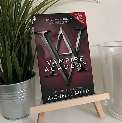 Vampire Academy Richelle Mead Book Gift Mounted Genuine Cover Ornament & Easel • £14.99