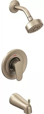 Moen Cleveland Edgestone Tub & Shower Faucet Trim Brushed Nickel 46301CBNGR • $65