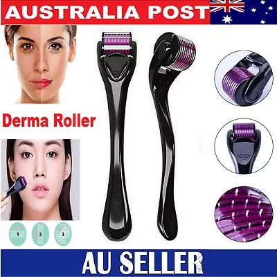 Derma Roller 540 Titanium Micro Needle Anti Aging Scars Skin Care Dermaroller AU • $13.99