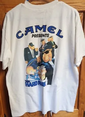 $34.97 • Buy 1991 CAMEL THE HARD PACK T Shirt XL PROMO Joe Pocket Dbl Sided Vintage Silkworm