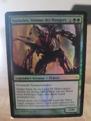 1x Vorinclex Voice Of Hunger - FOIL - German - FBB - EDH - Vintage - MTG #1838 • $59.99