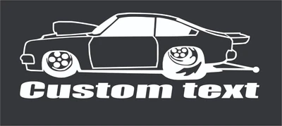 $4.99 • Buy Chevy Vega Monza Pro Street Drag Racing Decal NOS Nitrous Turbo V8 Chevrolet