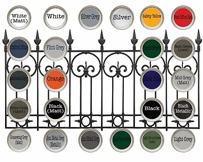 Garden And Metal Railing Brushing Enamel Paint Free Postage • £3.89