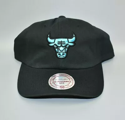 Chicago Bulls Mitchell & Ness NBA Unisex Adult Adjustable Strapback Cap Hat • $27.95