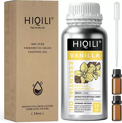 Vanilla Essential Oil For DiffuserPure Natural Bulk Vanilla Oil For SkinSoap M • £65.31