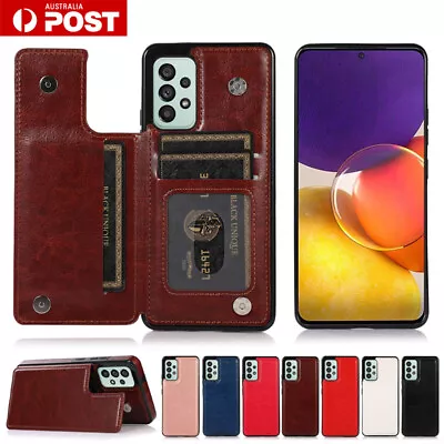 For Samsung A32 A52 A33 A53 A73 A50S A21S Leather Flip Stand Wallet Case Cover • $14.19
