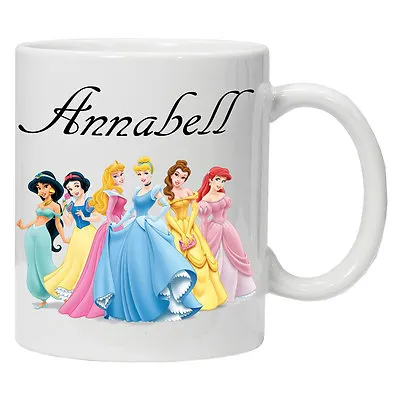 £4.99 • Buy Personalised Disney Princess Child Mug Perfect Birthday Christmas Present 6oz