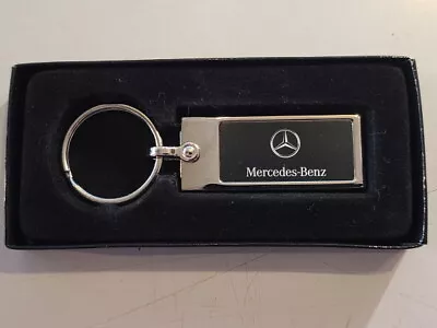 Mercedes Benz/AMG Black Stainless Steel Rectangle Key Chain • $10.77