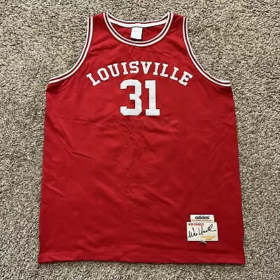 Vintage Adidas Wes Unseld Louisville 1968 True School Basketball Jersey 54 2XL • $60