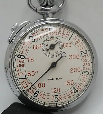 Vintage Waltham Stop Watch - Military Stopwatch Timer 1944 WWII Era • $29