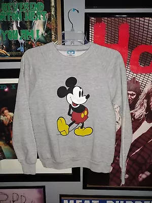 Vintage 80s 90s Disney Mickey Mouse Crewneck Sweatshirt Medium Usa • $20