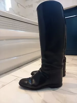 £45 • Buy Hawkins Long Leather Riding Boots UK 6  39
