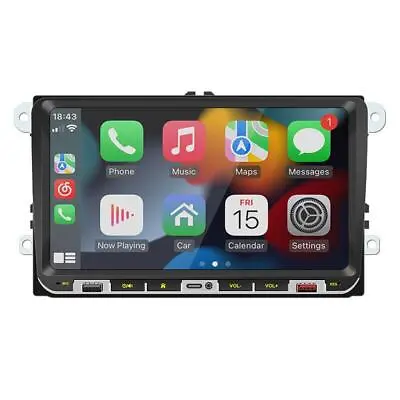 $169.28 • Buy Player Bluetooth 2Din 9 Car Stereo Touch Screen Wireless Carplay FM Radio Parts