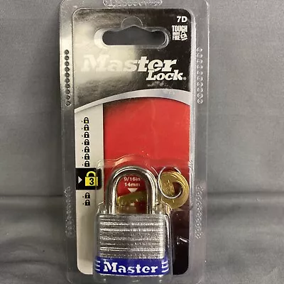 Masterlock 7D Keyed Padlock  • $7.50