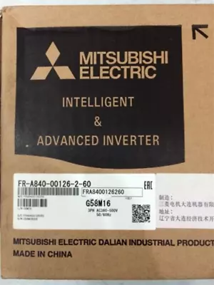 1PC NEW MITSUBISHI Inverter MITSUBISHI FR-A840-00126-2-60 Via DHL Or FedEX • $775