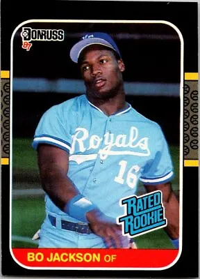 1987  Donruss Bo Jackson  RC RR 35 Kansas City Royals (C) • $7.99