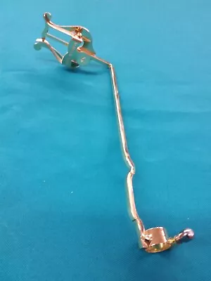 Lacquered Brass Marching Trombone Lyre ~ New ~ Unbranded • $10