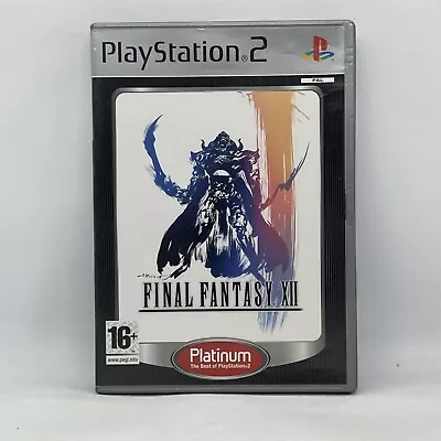 Final Fantasy XII 12 Twelve PS2 Sony PlayStation Video Game Free Post PAL • $19.95