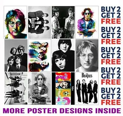 The Beatles John Lennon Poster Art Print A4 A3 Size Buy 2 Get Any 2 Free • £6.97