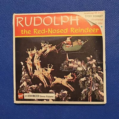 Gaf B870 Rudolph The Red-Nosed Reindeer Classic Tales 3 View-master Reels Packet • $34