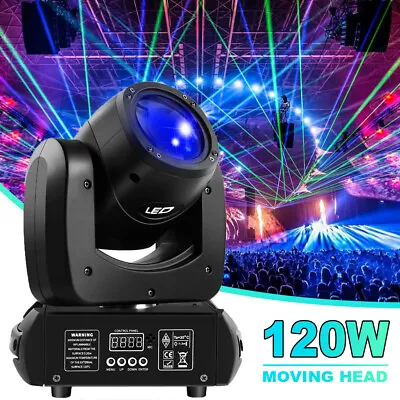 £109.99 • Buy 120W RGBW Moving Head Stage Lighting LED Spot Beam DMX Disco DJ Party GOBO Light