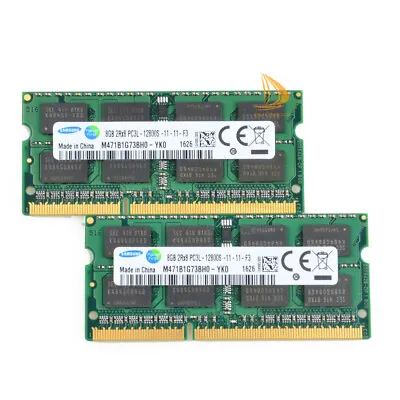 Samsung 16GB 2x 8GB PC3L-12800 DDR3 1600MHz Memory For MacBook Pro Mid-2014 13  • $18.59
