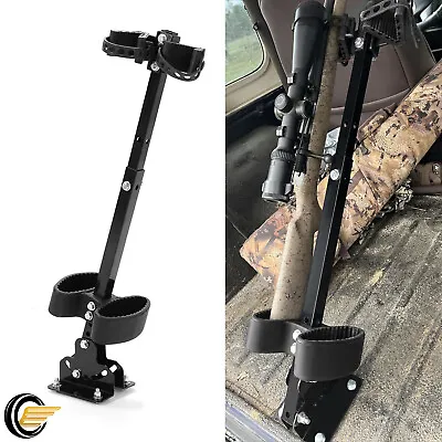 Fully Adjustable UTV Gun Mount Rack Adjustable Height Rifle Shotgun Holder • $72