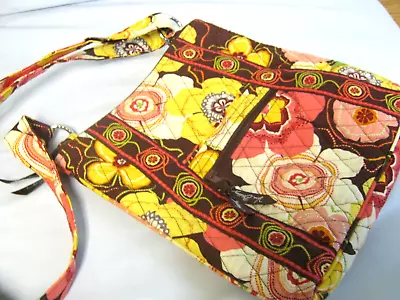 VERA BRADLEY Buttercup HIPSTER CROSSBODY PURSE 10 X 10 X 2 EUC • $17.99