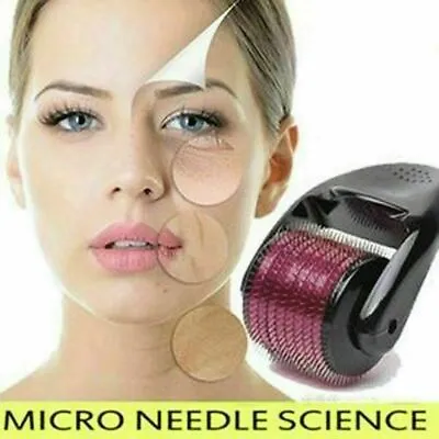 0.25-1mm 540 Microneedle Micro Needle Derma Roller Dermaroller Therapy Skin Care • $14.40
