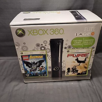 Xbox 360 Elite 120GB Bundle W/ Lego Batman And Pure • $110