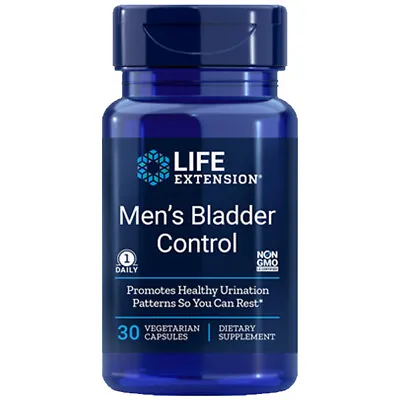 Life Extension Men's Bladder Control 30Caps Beta-Sitosterol/Pygeum/Lycopene • $19